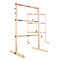 Hey Play Wooden Outdoor Ladder Toss Game Set with 6 Bolas & Storage Bag